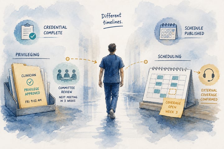 Why Privileging Delays Quietly Disrupt Staffing