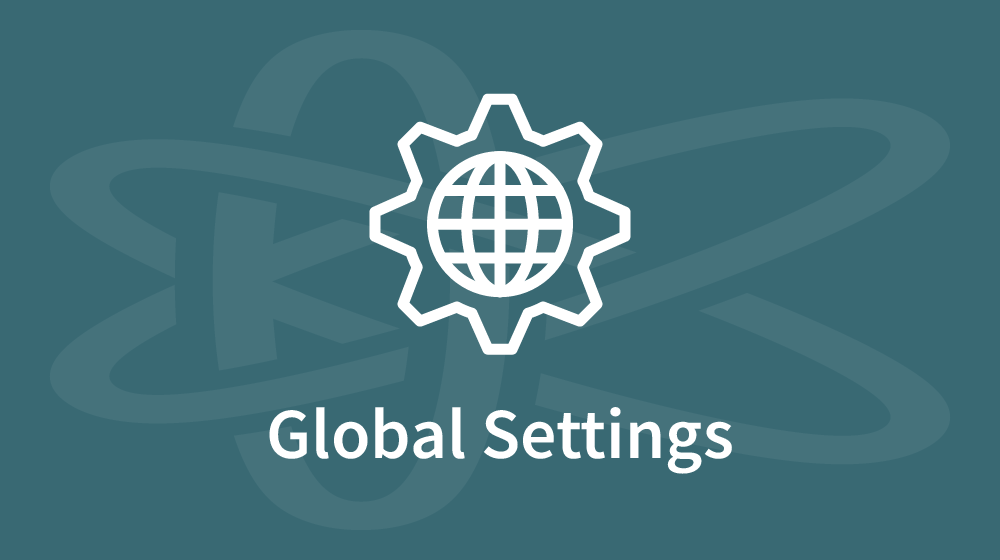 Global Settings icon